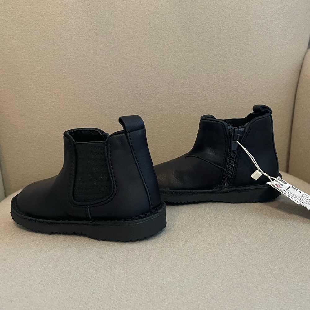 NWT Zara Kids Leather Boots - Picture 6 of 11